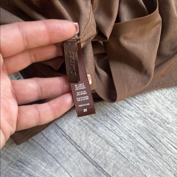 SKIMS Brown Mesh bodysuit - Picture 6 of 8
